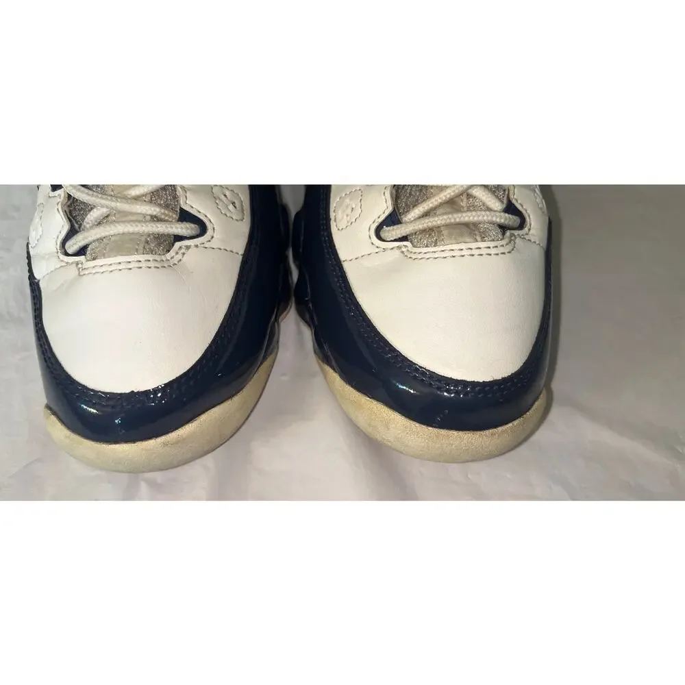 Nike Air Jordan 9 Retro GS UNC White Midnight Navy Youth 6.5Y 302359-145 Shoes